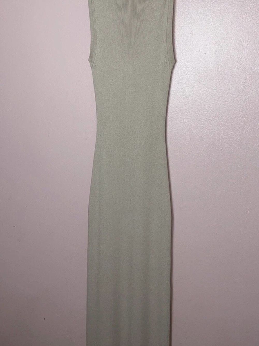 New $320 Enza Costa Silk Sweater Knit Mockneck Dress in Jute Small